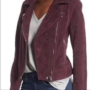 BEAUTIFUL Plum colored Moto Jacket